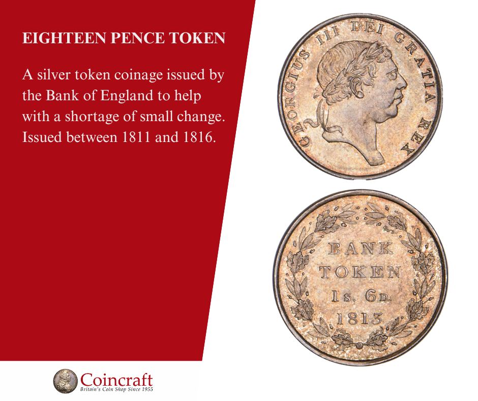 Eighteen Pence Token - Coincraft